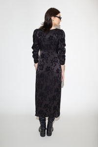 Anita Dress - Black Floral