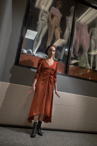 Anoita Dress - Rust