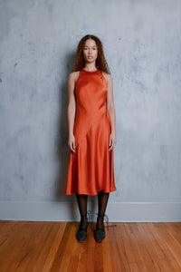 Dew Dress - Burnt Ochre