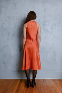 Dew Dress - Burnt Ochre L Dew Dress - Burnt Ochre L