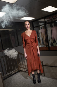 Anoita Dress - Rust