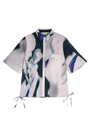 Ties Top - Shadow Iris Ivory