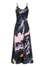 Noir Slip Dress - Shadow Iris